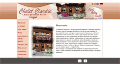 Desktop Screenshot of chaletclaudia.it